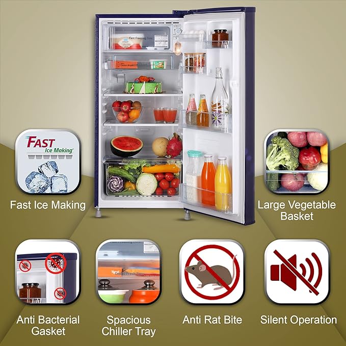 LG 185 L 3 STAR DIRECT-COOL SINGLE DOOR REFRIGERATOR