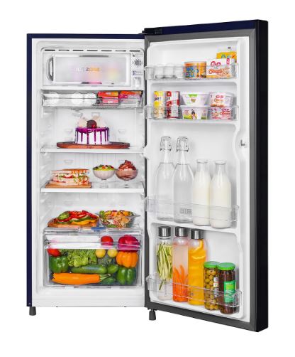 HAIER 190 L,1 STAR, MARINE FIRE FINISH DIRECT COOL SINGLE DOOR REFRIGERATOR HRD-2101CMF-P