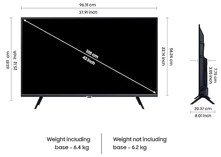 SAMSUNG 108 CM (43 INCHES) FULL HD SMART LED