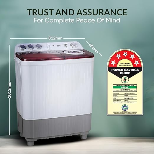 HAIER WASHING MAHINE HTW85-186BBK:NOIDA