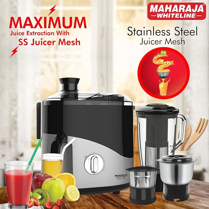 MAHARAJA WHITELINE MIXER GRINDER 550-WATT