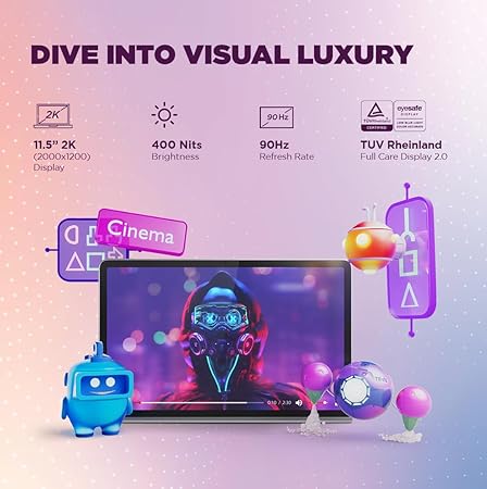 LENOVO TAB PLUS WITH OCTA JBL HI-FI SPEAKERS| 8 GB RAM, 256 GB ROM
