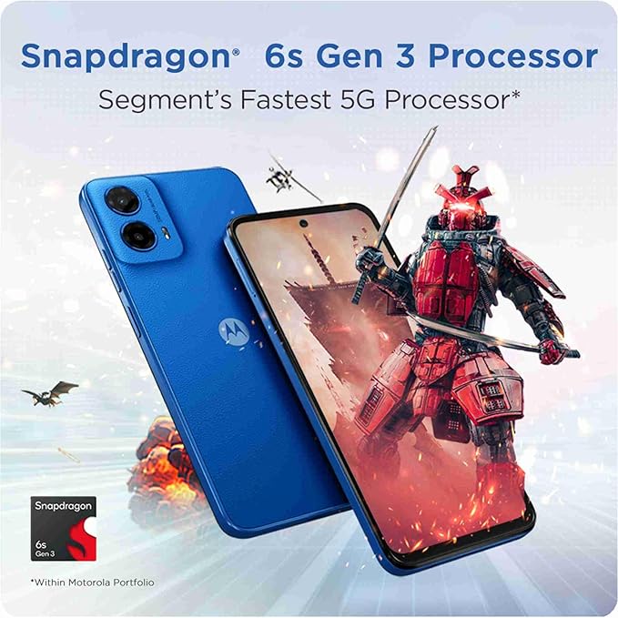 MOTOROLA G45 5G (BRILLIANT BLUE, 8GB RAM, 128GB STORAGE)