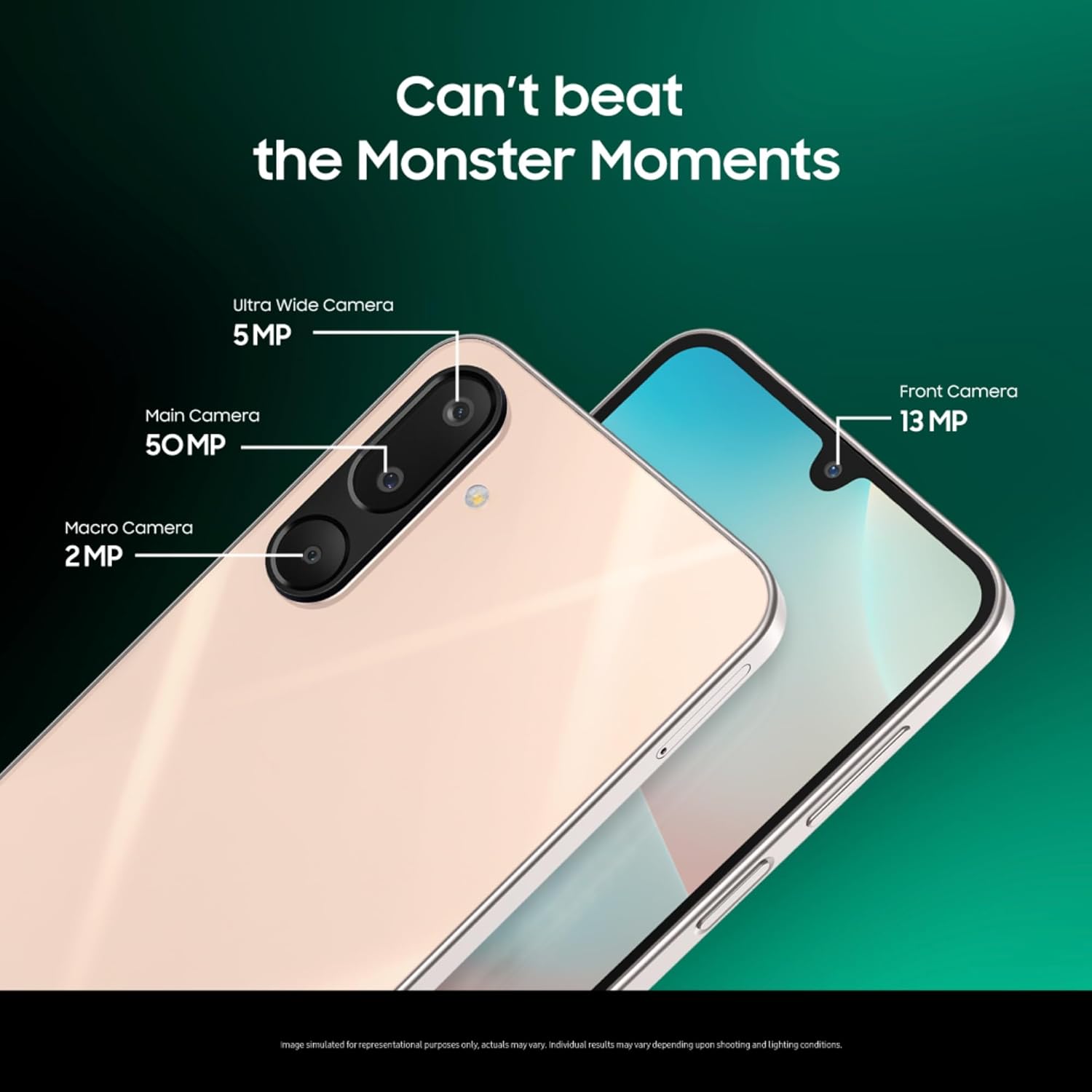 SAMSUNG GALAXY M16 5G (THUNDER BLACK, 4GB RAM, 128 GB STORAGE) | MEDIATEK DIMENSITY 6300 | ANTUTU SCORE 422K+ | SUPER AMOLED DISPLAY | 25W FAST CHARGING | 6 GEN. OF OS UPGRADES | WITHOUT CHARGER