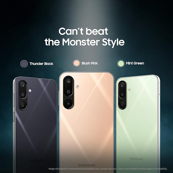 SAMSUNG GALAXY M16 5G (THUNDER BLACK, 4GB RAM, 128 GB STORAGE) | MEDIATEK DIMENSITY 6300 | ANTUTU SCORE 422K+ | SUPER AMOLED DISPLAY | 25W FAST CHARGING | 6 GEN. OF OS UPGRADES | WITHOUT CHARGER
